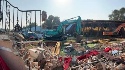 Chandigarh administration demolished banquet hall built in Chandigarh Club