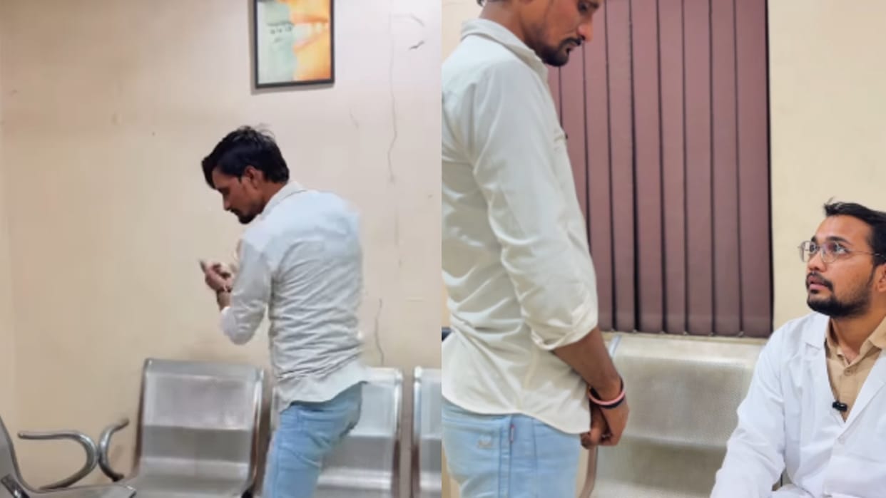 Doctor gets angry to see man makes reel in hospital then what happened next you can not control laugh