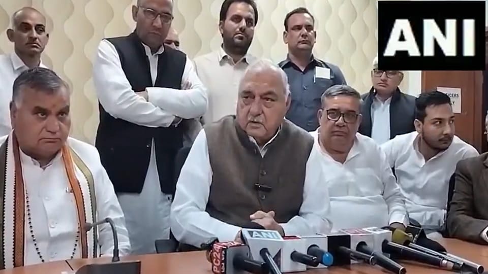 Bhupinder Singh Hooda question over election Commission