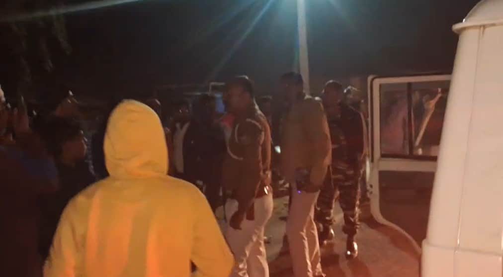 मौके पर पहुंची पुलिस