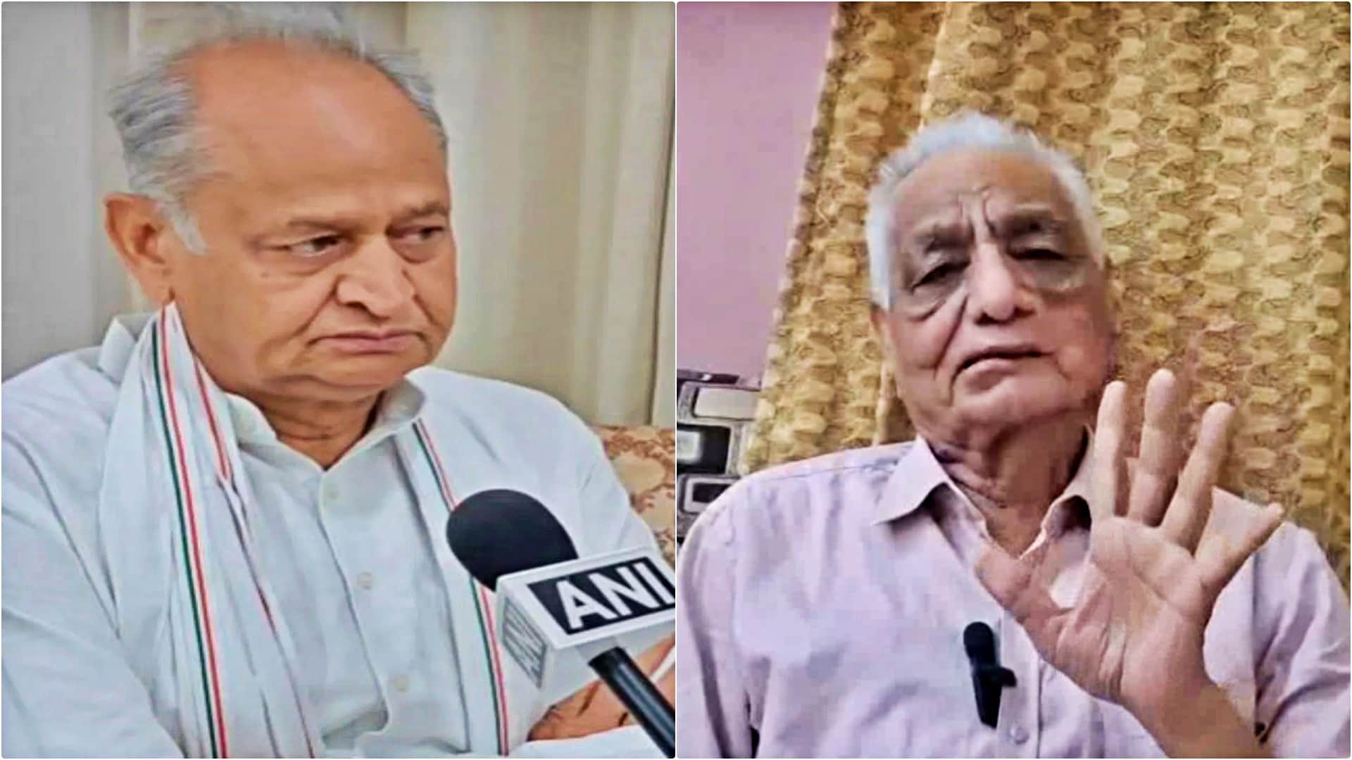 पूर्व सीएम अशोक गहलोत के खिलाफ कांग्रेस नेता सईद अंसारी ने खोला मोर्चा