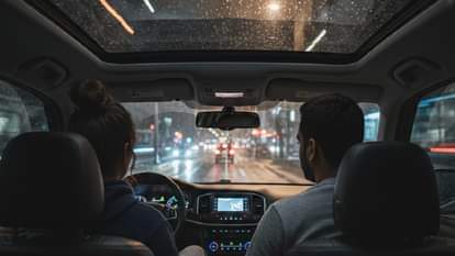 Unknown people attacked a young man and his girlfriend in a car