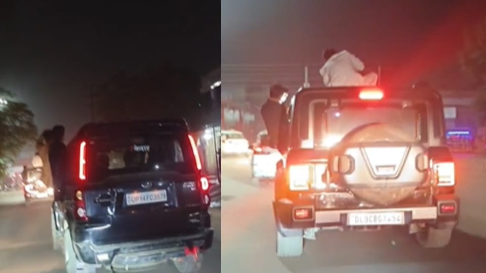 Case Filed for Stunt and Reel Making from Moving Car in Shamli; Vehicles Came with Ghaziabad Baraat