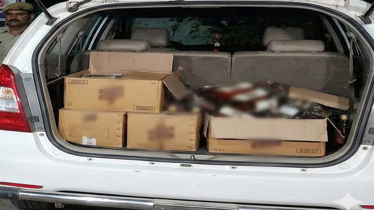 Illegal liquor transported in AAP councillor vehicle linked to the MCD elections