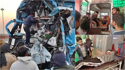 Alwar Accident: Ahmedabad-Delhi bus collides with parked truck on Delhi-Mumbai Expressway, 2 dead; 30 injured
