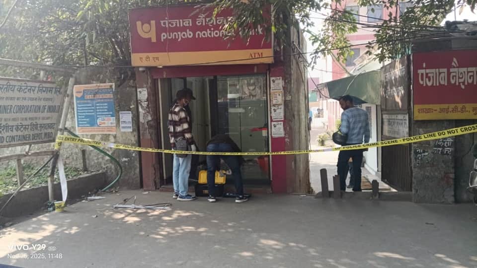 Moradabad: Miscreants uprooted an ATM containing Rs 7 lakh and threw it 42 km away