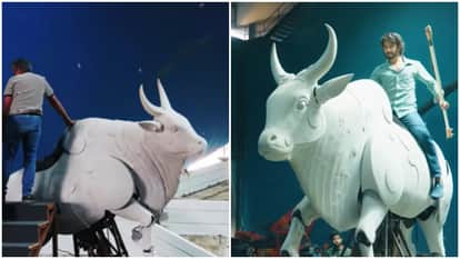 Film varanasi makers shares bts video of mahesh babu entry preparation in globetrotter event