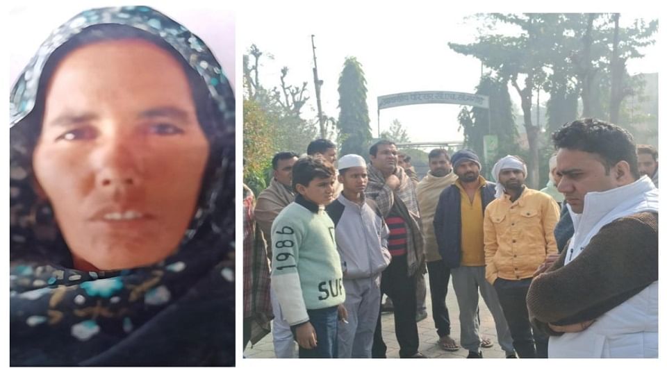 Saharanpur: Two e-rickshaws overturned after collision, woman going to buy vegetables died, jam in Gangoh