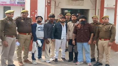 accused who created ruckus at liquor shop were sent to jail in mathura