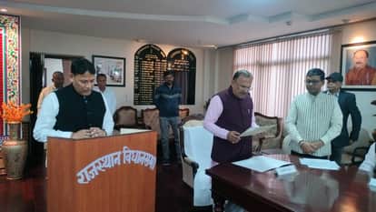 Pramod Jain Bhaya Takes Oath as Anta MLA, Warns of Protest Over Urea Shortage in Baran