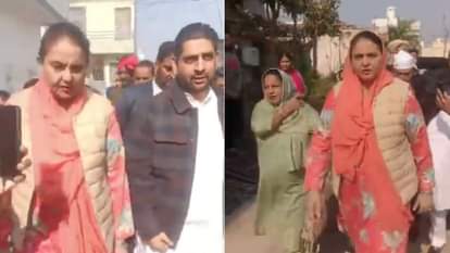 13-year-old girl murder case BJP leader Jai Inder Kaur meets victim family in Jalandhar