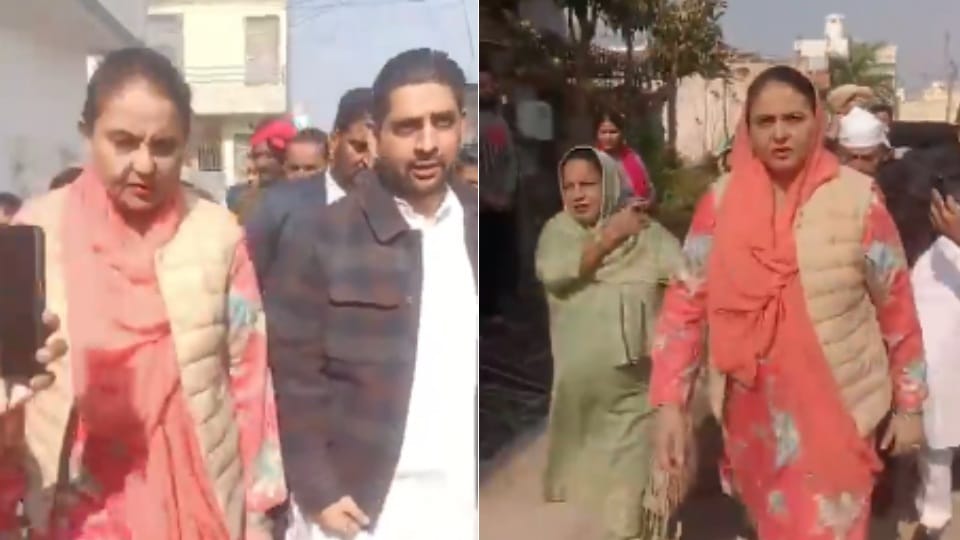 13-year-old girl murder case BJP leader Jai Inder Kaur meets victim family in Jalandhar