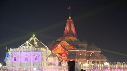 Ram Mandir: पांच वर्षों की अविराम साधना से खड़ा हुआ सनातन का शिखर, 1400 करोड़ की लागत से बना रामलला का आशियाना Ram Mandir Flag Hoisting Five years of unremitting efforts have led to the construction of Ram Lalla home