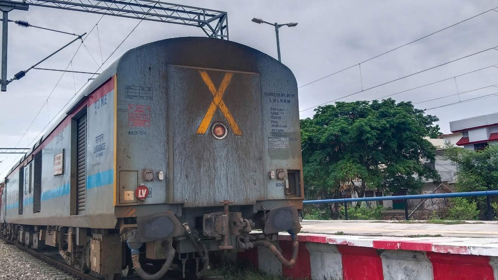 Why Do Indian Trains Have an X Mark on Last Coach Explained Train Coach Signs