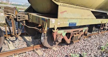 Kanpur Two wagons of a goods train carrying petrol tankers derailed at the BPCL depot and repairs underway
