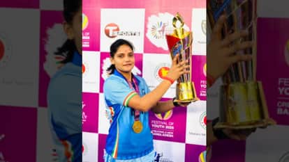 Anu returns home with Kabaddi World Cup gold; grand welcome at Delhi Airport