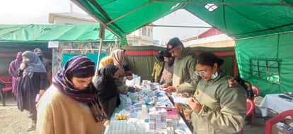 Medical Camp for Women Held by Indian Army at Aloosa, Bandipora