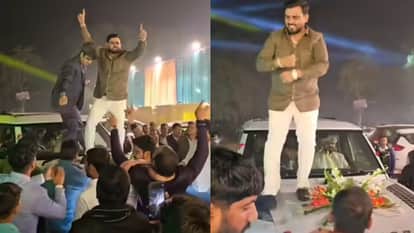 Groom Friend Dances On Bhojpuri Song On 1 Crore Defender In Wedding Video Goes Viral