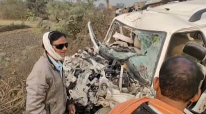 Five people died in a collision between a truck and a Scorpio in Janjgir-Champa