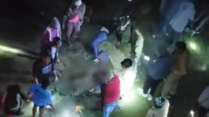 Five people from Bahraich died: Car fell into river while returning from niece's wedding in Lakhimpur; bodies