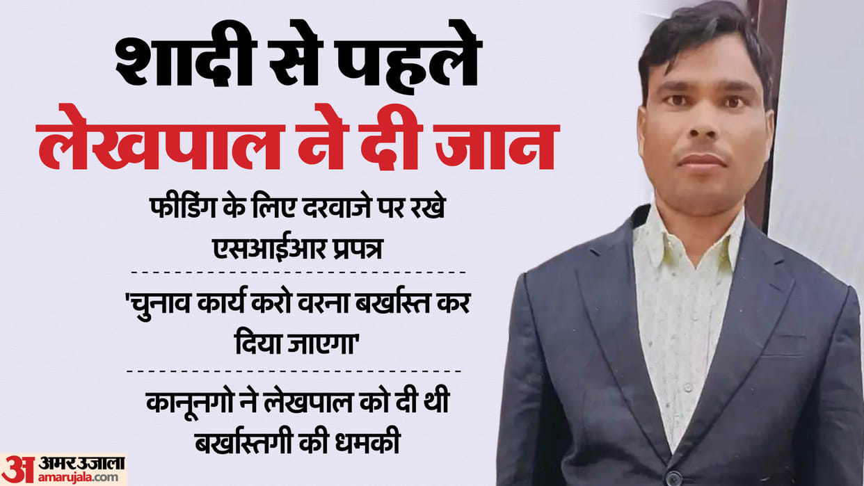 Lekhpal suicide after being threatened with dismissal In Fatehpur Today was his wedding