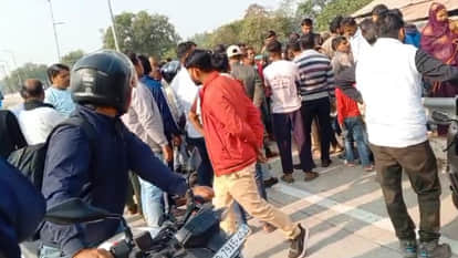 Horrific road accident in Auraiya: Dumper truck crushes two scooter riders, died
