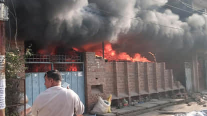 Kanpur: Fireworks set off to celebrate the arrival of a bride sparked a fire at a plastic warehouse
