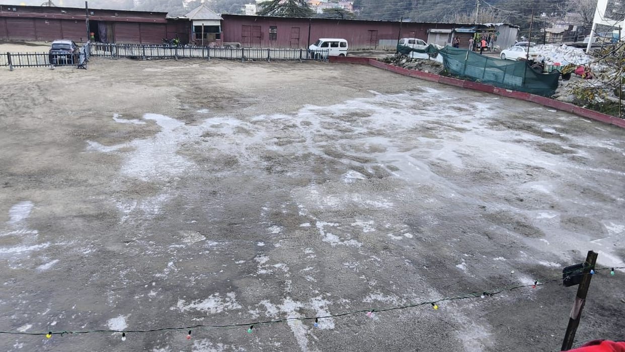 Shimla wait for skating enthusiasts is over ice in the rink is frozen trials are expected to begin on Sunday