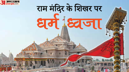 Ayodhya: Devotees flock to Ramnagari to see the temple's summit; the flag will be changed every year on this d