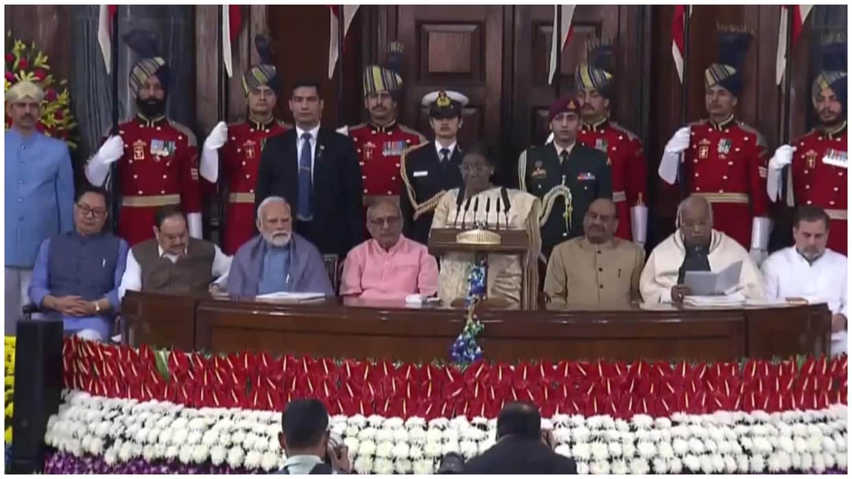 National Constitution Day Celebration President Ceremony Parliament Central Hall PM Modi minister participates