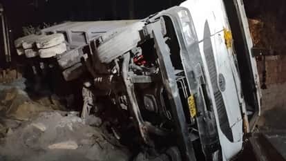 Two people died in separate accidents a pickup crushed a student and a young man died when a trailer overturn