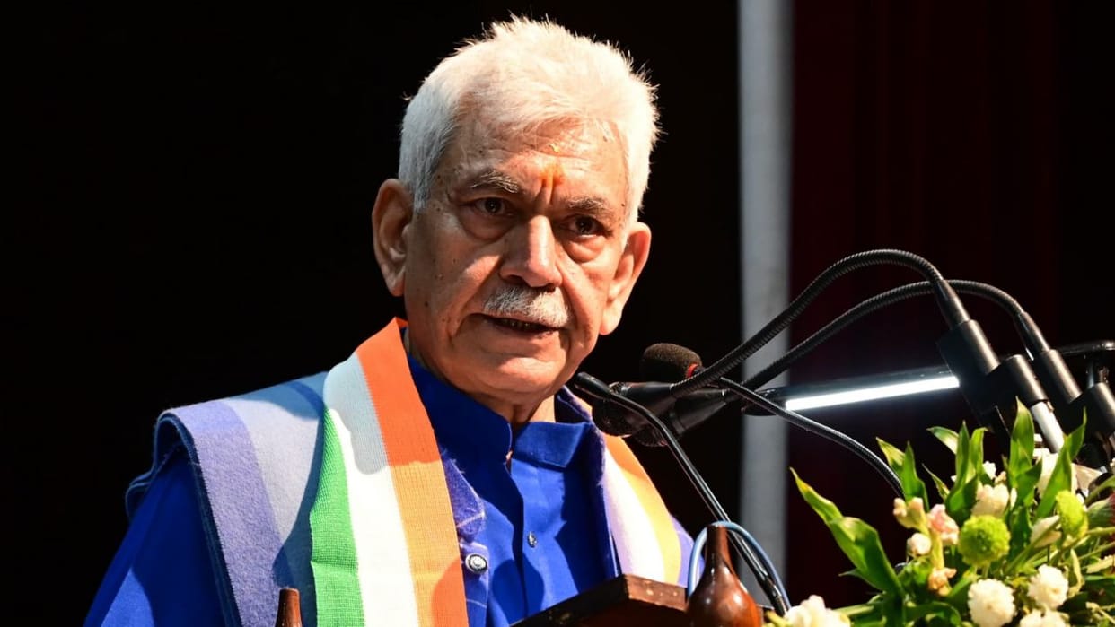 Jammu and Kashmir Lieutenant Governor Manoj Sinha takes aim at Pakistan