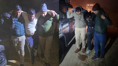 Rampur: Police encounter with five cow smugglers in Shahbad, three accused escaped, two were shot
