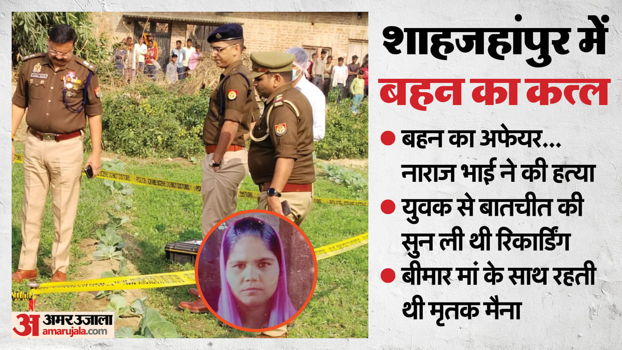 Young woman was murder with a sharp weapon in Shahjahanpur Police told brother accused
