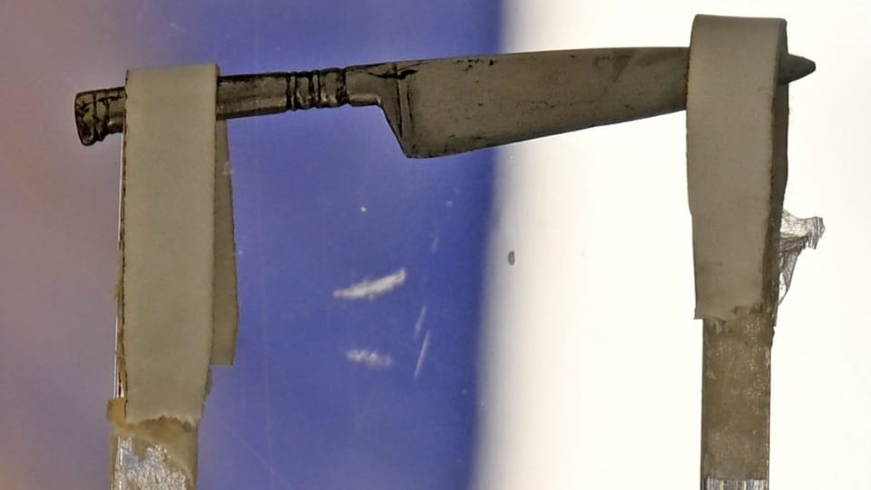 Guru Gobind Singh Ji used to wear 3-inch sword in his hair