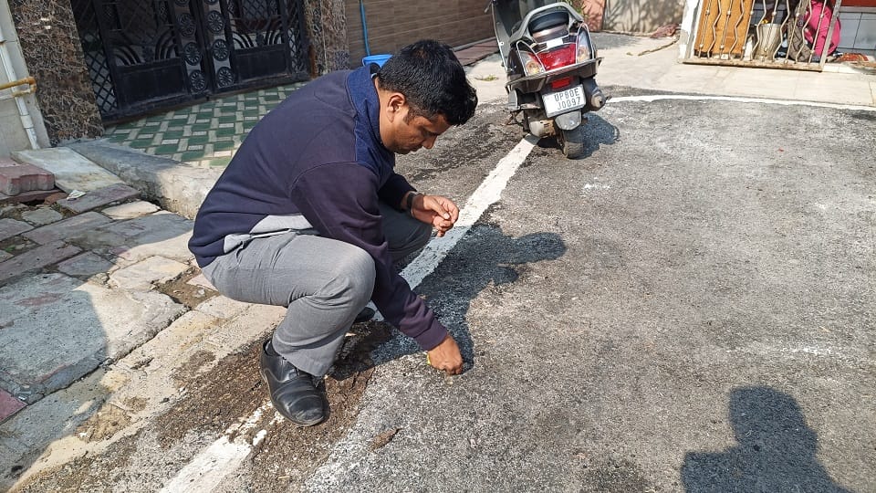 Agra Road Crumbles in Just 20 Days After Being Built First Time in 20 Years