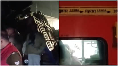 Major accident averted in Barabanki: Dumper breaks bridge railing and falls on track