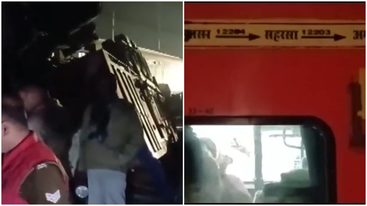 Major accident averted in Barabanki: Dumper breaks bridge railing and falls on track