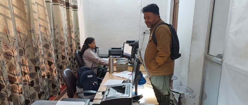 Server down at post office, people return as Aadhaar work is not done