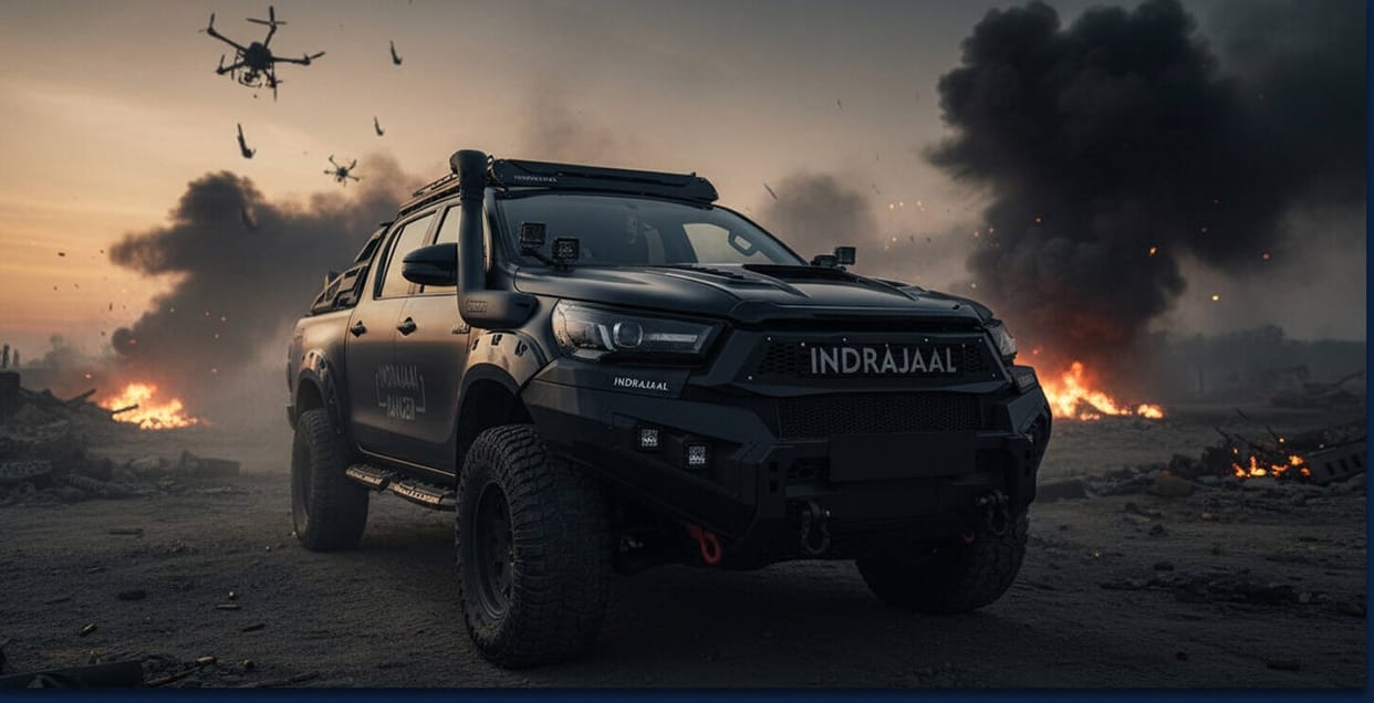 India's First AI-Based Anti-Drone Patrol Vehicle Indrajaal Ranger Launched Know Details