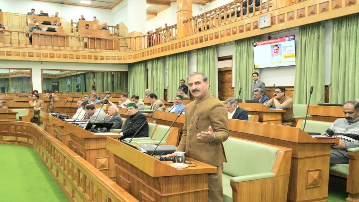 HP Assembly session: CM Sukhu said  as soon as the Disaster Management Act is lifted, Panchayat elections will