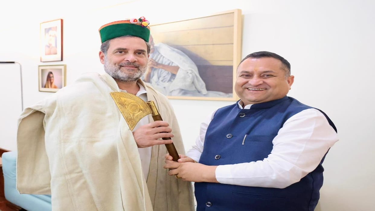 Himachal: New state Congress president Vinay Kumar meets Rahul Gandhi