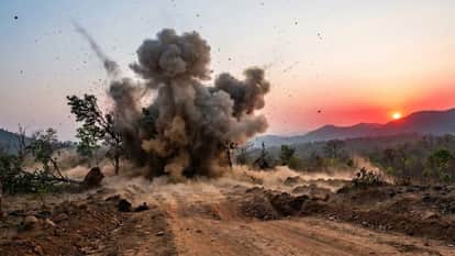 Naxalites carried out IED blast in Gorgunda