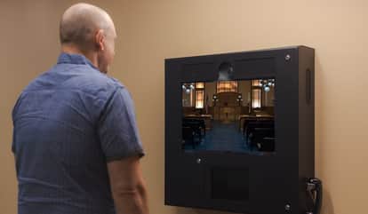 Kanpur The husband who is in Saudi Arabia testified via video conferencing the case was stuck in paperwork