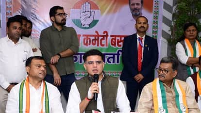 Congress leader Sachin Pilot said names of voters are missing from SIR