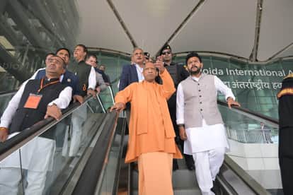UP: CM Yogi inspects Noida airport, passenger numbers to reach 12 million annually