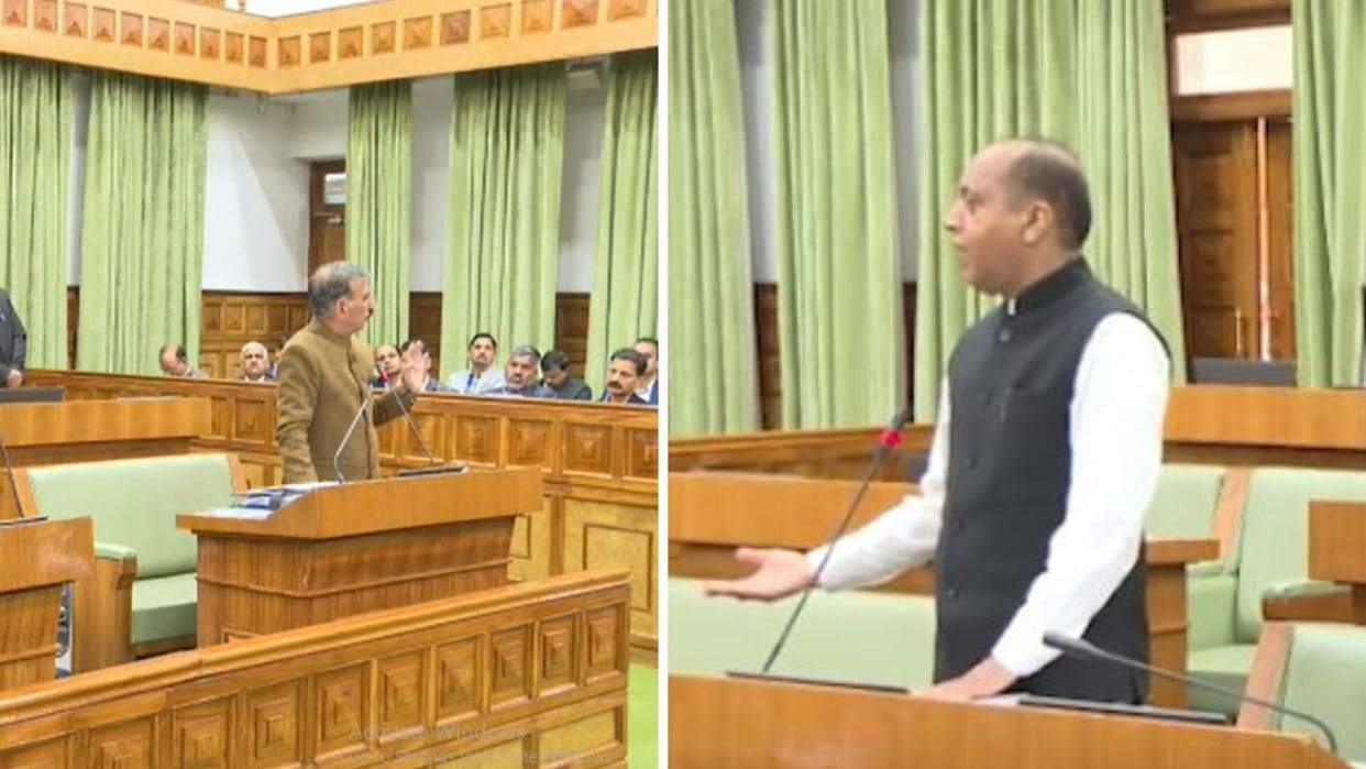 HP Assembly Session Panchayat elections and Question Hour heated up House with Sukhu and Jairam facing off
