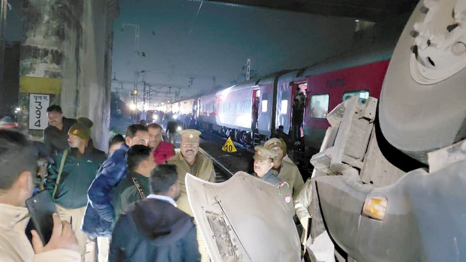 dumper fell from bridge onto train In barabanki train passenger described horror of accident