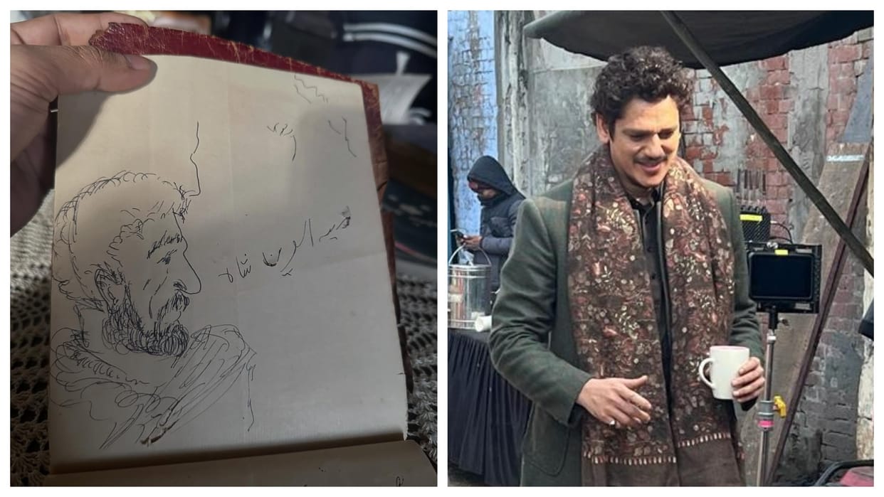 who is vijay varma role model recalls naseeruddin shah on the sets of gustaakh ishq see photos