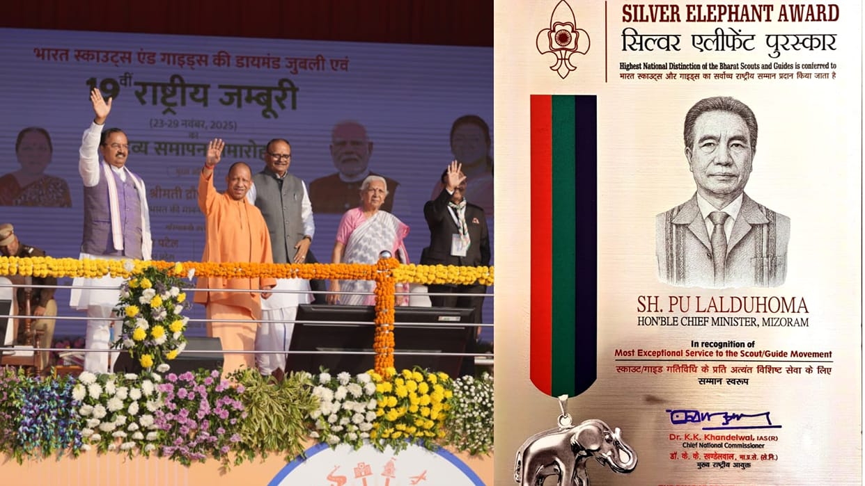 Bharat Scouts and Guides: Mizoram Chief Minister receives highest 'Silver Elephant Award'